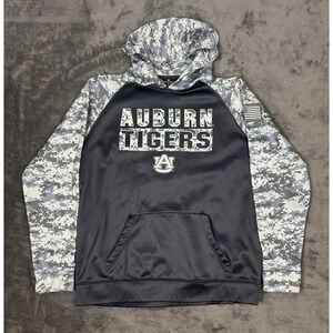 Colosseum Auburn Tigers Men's XL Digital‎ Military Camouflage Hoodie Sweatshirt